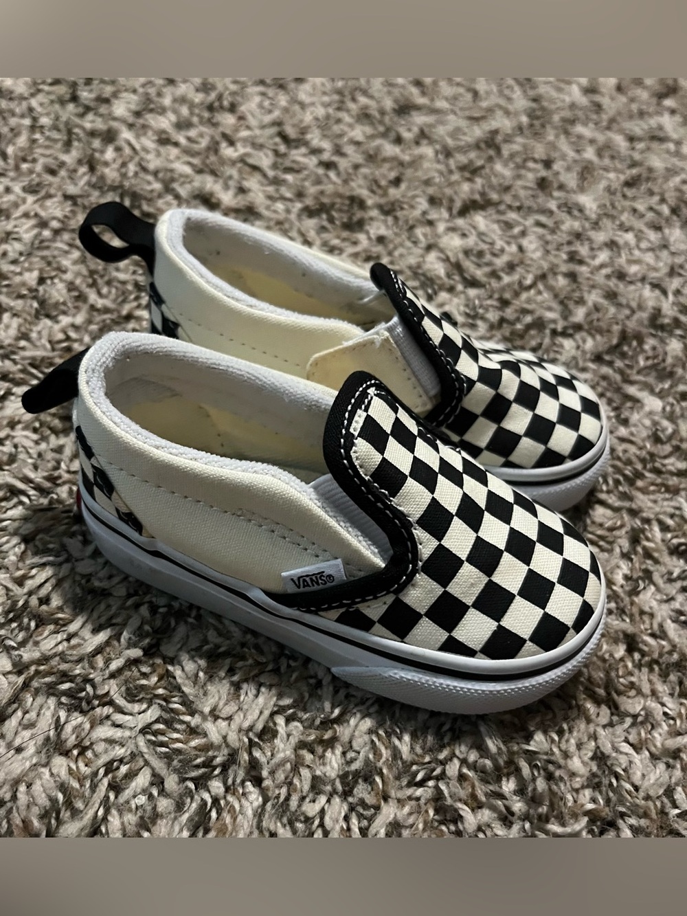 Vans Checkered Slip On Sneakers Toddler 6c